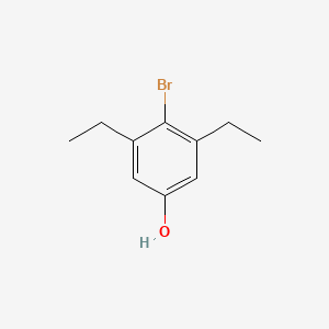 molecular formula C10H13BrO B8574470 4-Bromo-3,5-diethylphenol 