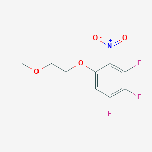 1,2,3-Trifluoro-5-(2-methoxyethoxy)-4-nitrobenzene