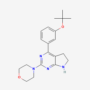 4-(3-t-Butoxyphenyl)-2-morpholin-4-yl-6,7-dihydro-5H-pyrrolo[2,3-d]pyrimidine