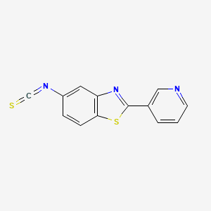 5-Isothiocyanato-2-(pyridin-3-yl)-1,3-benzothiazole