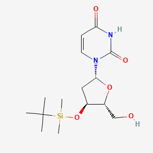 1-[4-(tert-Butyl-dimethyl-silanyloxy)-5-hydroxymethyl-tetrahydro-furan-2-yl]-1H-pyrimidine-2,4-dione
