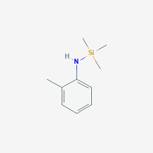 Benzenamine, 2-methyl, mono-TMS