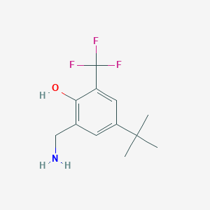 2-(Aminomethyl)-4-tert-butyl-6-(trifluoromethyl)phenol