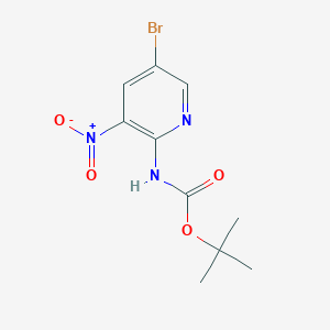 Tert-butyl 5-bromo-3-nitropyridin-2-ylcarbamate
