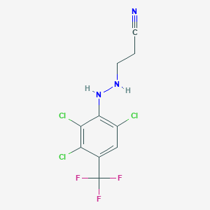 Propanenitrile, 3-[2-[2,3,6-trichloro-4-(trifluoromethyl)phenyl]hydrazino]-
