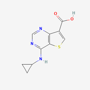 4-(Cyclopropylamino)thieno[3,2-d]pyrimidine-7-carboxylic acid