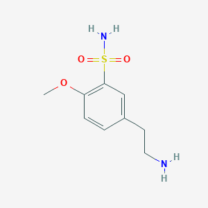 5-(2-Aminoethyl)-2-methoxybenzene-sulphonamide