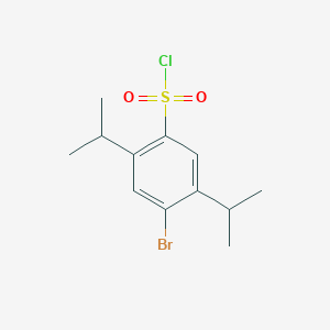 4-Bromo-2,5-di(propan-2-yl)benzene-1-sulfonyl chloride