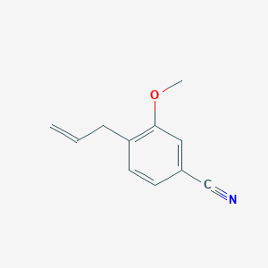 molecular formula C11H11NO B8574848 4-Allyl-3-methoxybenzonitrile 
