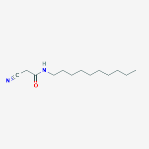 molecular formula C13H24N2O B8574878 2-cyano-N-decylacetamide CAS No. 52493-40-0