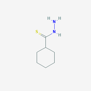 molecular formula C7H14N2S B8574885 Cyclohexane carbothioic acid hydrazide 