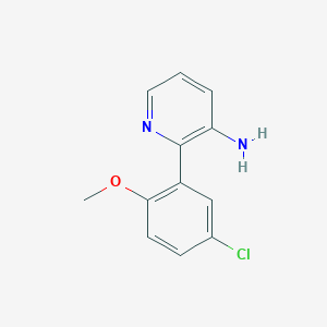 2-(5-Chloro-2-methoxyphenyl)pyridin-3-amine