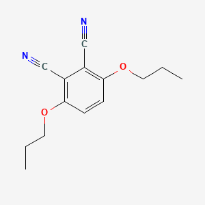 B8574965 3,6-Dipropoxybenzene-1,2-dicarbonitrile CAS No. 116453-87-3