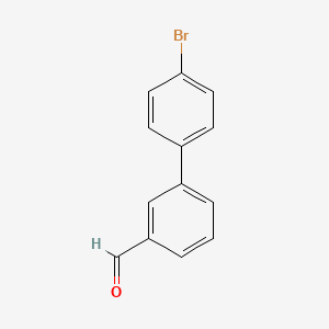 molecular formula C13H9BrO B8574999 4'-Bromobiphenyl-3-carbaldehyde 