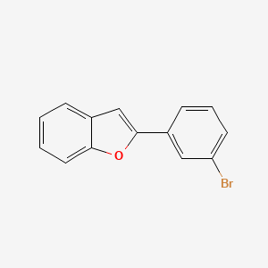 molecular formula C14H9BrO B8575022 2-(3-Bromophenyl)benzofuran 