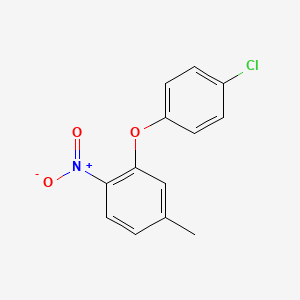 2-(4-Chlorophenoxy)-4-methyl-1-nitrobenzene