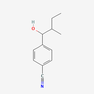 4-(1-Hydroxy-2-methylbutyl)benzonitrile