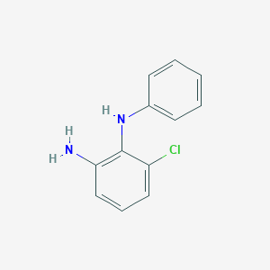molecular formula C12H11ClN2 B8575156 3-Chloro-N2-phenylbenzene-1,2-diamine 