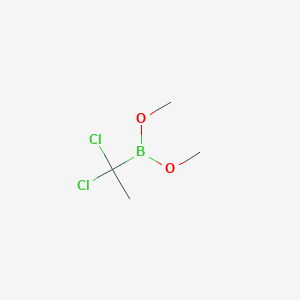 molecular formula C4H9BCl2O2 B8575161 Dimethyl (1,1-Dichloroethyl)boronate CAS No. 101772-81-0