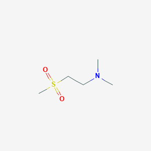 molecular formula C5H13NO2S B8575173 N,N-dimethyl-2-methylsulphonylethylamine 