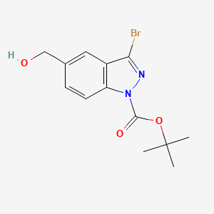 tert-butyl 3-bromo-5-(hydroxymethyl)-1H-indazole-1-carboxylate