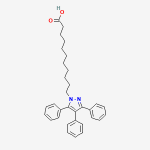 11-(3,4,5-Triphenyl-1H-pyrazol-1-yl)undecanoic acid