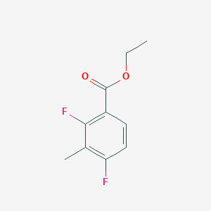 molecular formula C10H10F2O2 B8575248 Ethyl 2,4-difluoro-3-methylbenzoate 