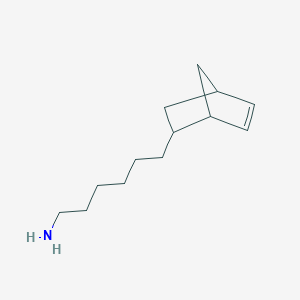 molecular formula C13H23N B8575272 6-Bicyclo[2.2.1]hept-5-en-2-yl-hexylamine 