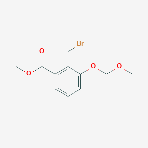 2-Bromomethyl-3-methoxymethoxy-benzoic acid methyl ester