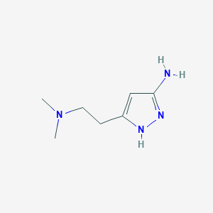 3-(2-(dimethylamino)ethyl)-1H-pyrazol-5-amine