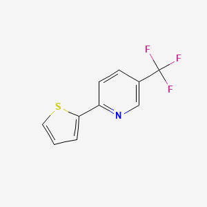 2-(2-Thienyl)-5-(trifluoromethyl)pyridine