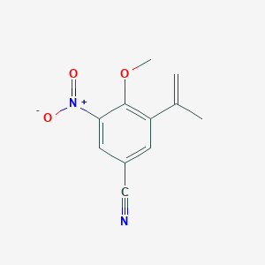 3-Isopropenyl-4-methoxy-5-nitrobenzonitrile