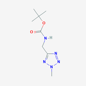 tert-Butyl (2-methyl-2H-tetraazol-5-yl)methylcarbamate
