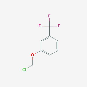molecular formula C8H6ClF3O B8575371 1-Chloromethoxy-3-trifluoromethylbenzene 