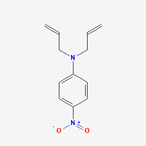 molecular formula C12H14N2O2 B8575426 4-Nitro-N,N-di(prop-2-en-1-yl)aniline 