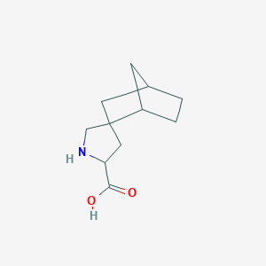 Spiro[bicyclo[2.2.1]heptane-2,3'-pyrrolidine]-5'-carboxylic acid