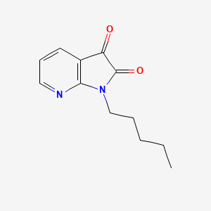 1-pentyl-1H-pyrrolo[2,3-b]pyridine-2,3-dione