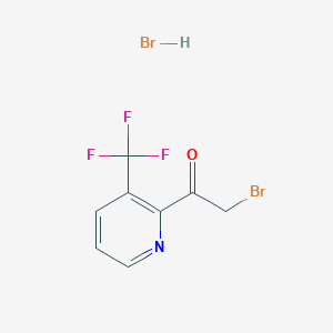 molecular formula C8H6Br2F3NO B8575475 2-Bromo-1-(3-trifluoromethyl-pyridin-2-yl)-ethanone hydrobromide CAS No. 832692-71-4