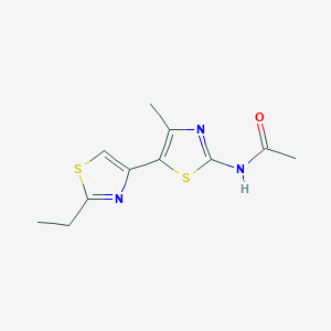 N-(2-Ethyl-4'-methyl-[4,5']bithiazolyl-2'-yl)-acetamide