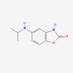molecular formula C10H12N2O2 B8575515 5-(2-Propylamino)-2(3H)-benzoxazolone 