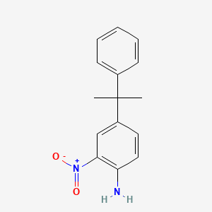 2-Nitro-4-(2-phenylpropan-2-yl)aniline