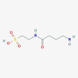 2-(4-Aminobutanamido)ethane-1-sulfonic acid