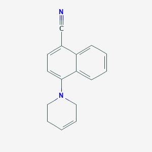 4-(3,6-dihydro-2H-pyridin-1-yl)naphthalene-1-carbonitrile