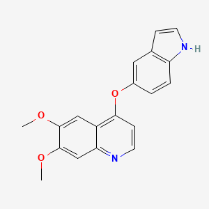 4-[(1H-Indol-5-yl)oxy]-6,7-dimethoxyquinoline