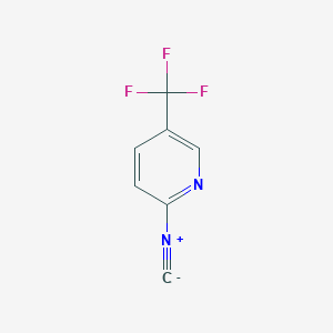 molecular formula C7H3F3N2 B8575628 2-Isocyano-5-(trifluoromethyl)pyridine 