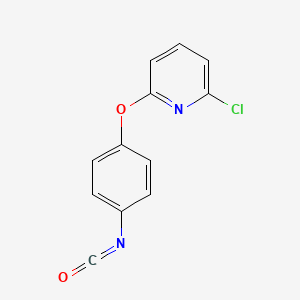 molecular formula C12H7ClN2O2 B8575651 2-Chloro-6-(4-isocyanatophenoxy)pyridine CAS No. 57191-39-6