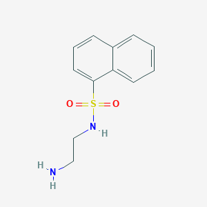 molecular formula C12H14N2O2S B8575667 N-(2-Aminoethyl)naphthalene-1-sulfonamide CAS No. 73965-85-2