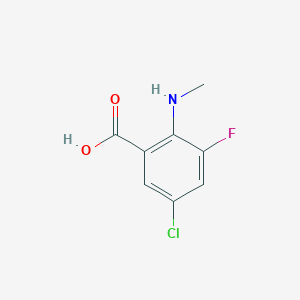 5-Chloro-3-fluoro-2-methylaminobenzoic acid