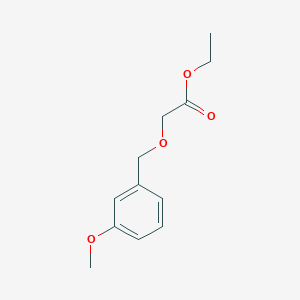 molecular formula C12H16O4 B8575730 Ethyl [(3-methoxyphenyl)methoxy]acetate CAS No. 54212-41-8