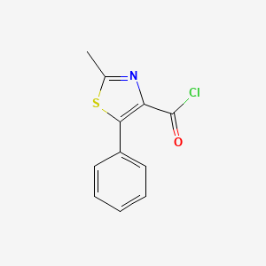 2-Methyl-5-phenyl-1,3-thiazole-4-carbonyl chloride